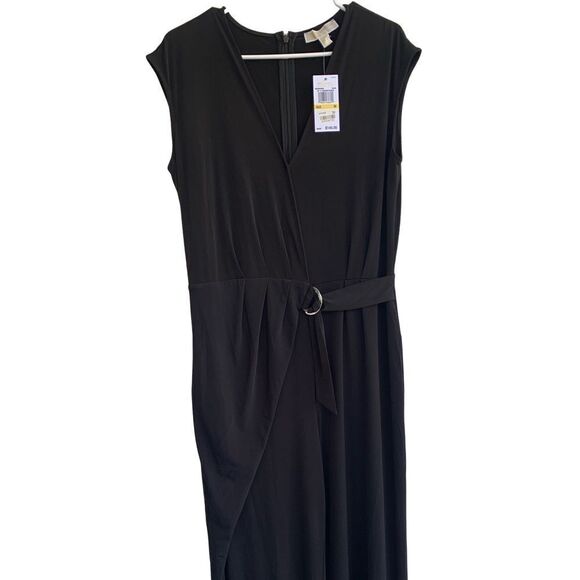 Micheal Kors black jumpsuit with belt. Sleeveless size M - Picture 1 of 8